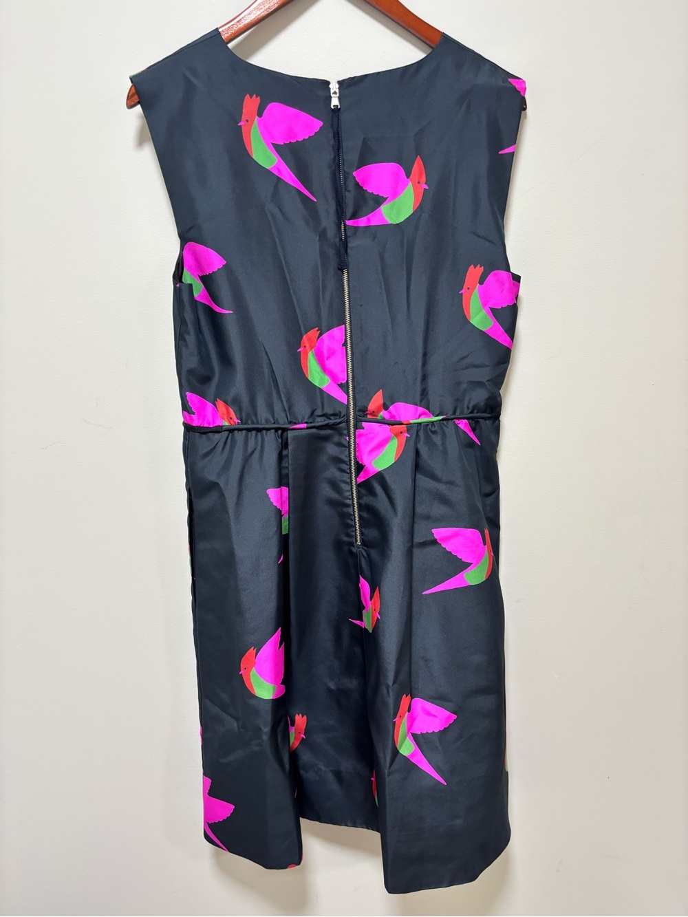 ASO Blair Waldorf in Gossip Girl NWT Marc by Marc Jacobs Bird Print Dress Size 6 - Picture 7 of 9